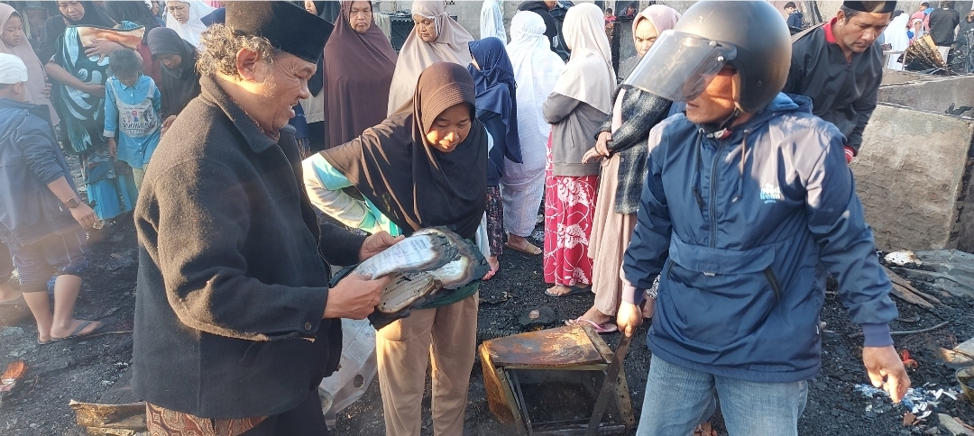 Rumah Penjual Bakso Barokah, Salah Satu Korban Kebakaran di Desa Kemili