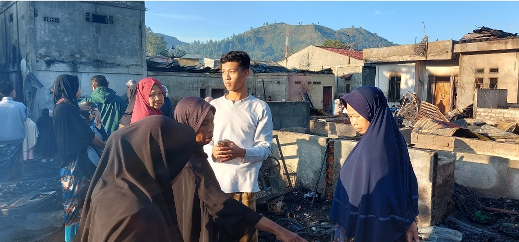 Korban Kebakaran Andika Mohon Maaf, Laptop Miliknya, Setelah di Selamatkan Ikut Terbakar