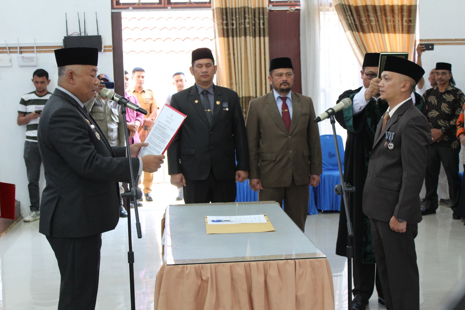 Pelantikan Sekda Erwin Pratama, Pj Subhandhy ; Saya Yakin Erwin Mampu Mengemban Tugas Ini