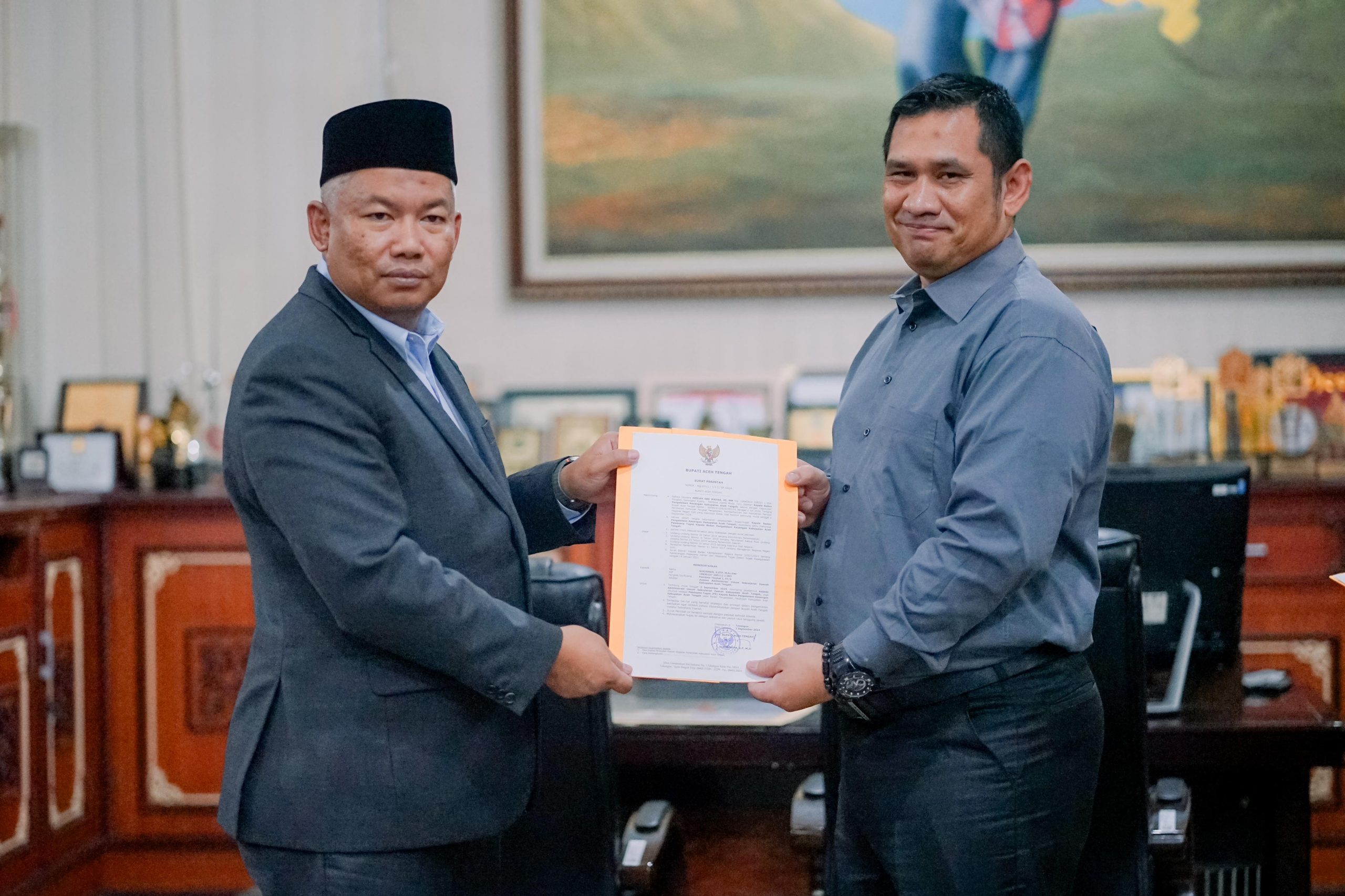 Sukirman Plt Dinas Keuangan, Pj Bupati Subhandhy; Tantangan di Depan Mata
