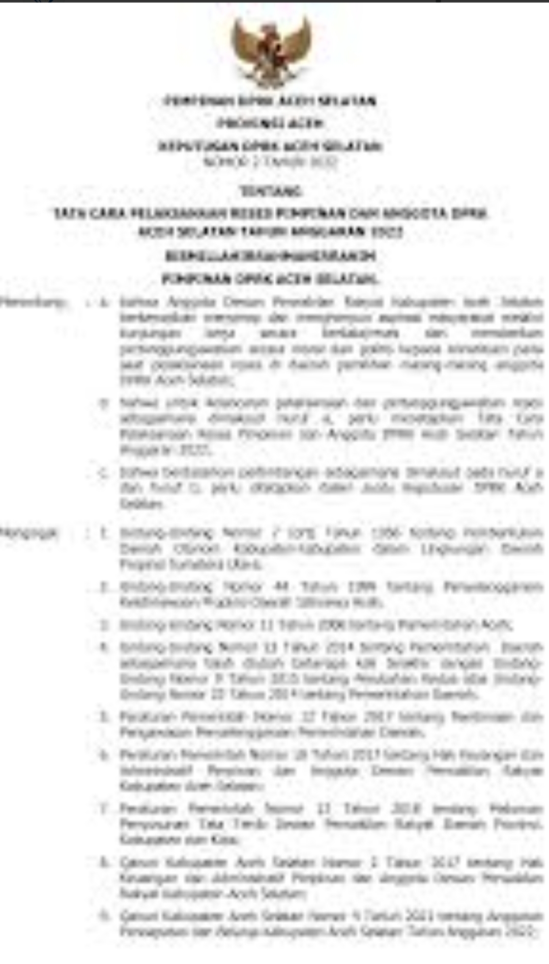 Ramai-Ramai Anggota DPRK Gadaikan SK