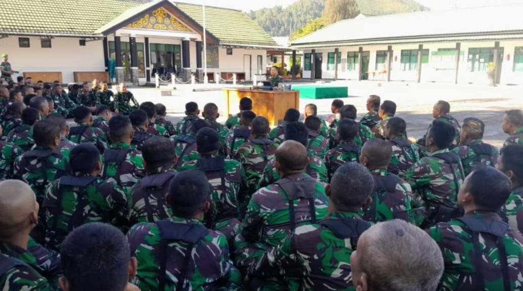 Dandim 0106 Aceh Tengah, Letkol Inf Raden Herman Ingatkan Prajurit Jangan Terlibat Judi Online dan Narkoba