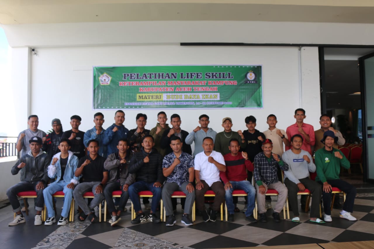 Dapat Pembekalan Keterampilan Life Skill, 160 Warga Aceh Tengah Siap Jadi Entrepreneur