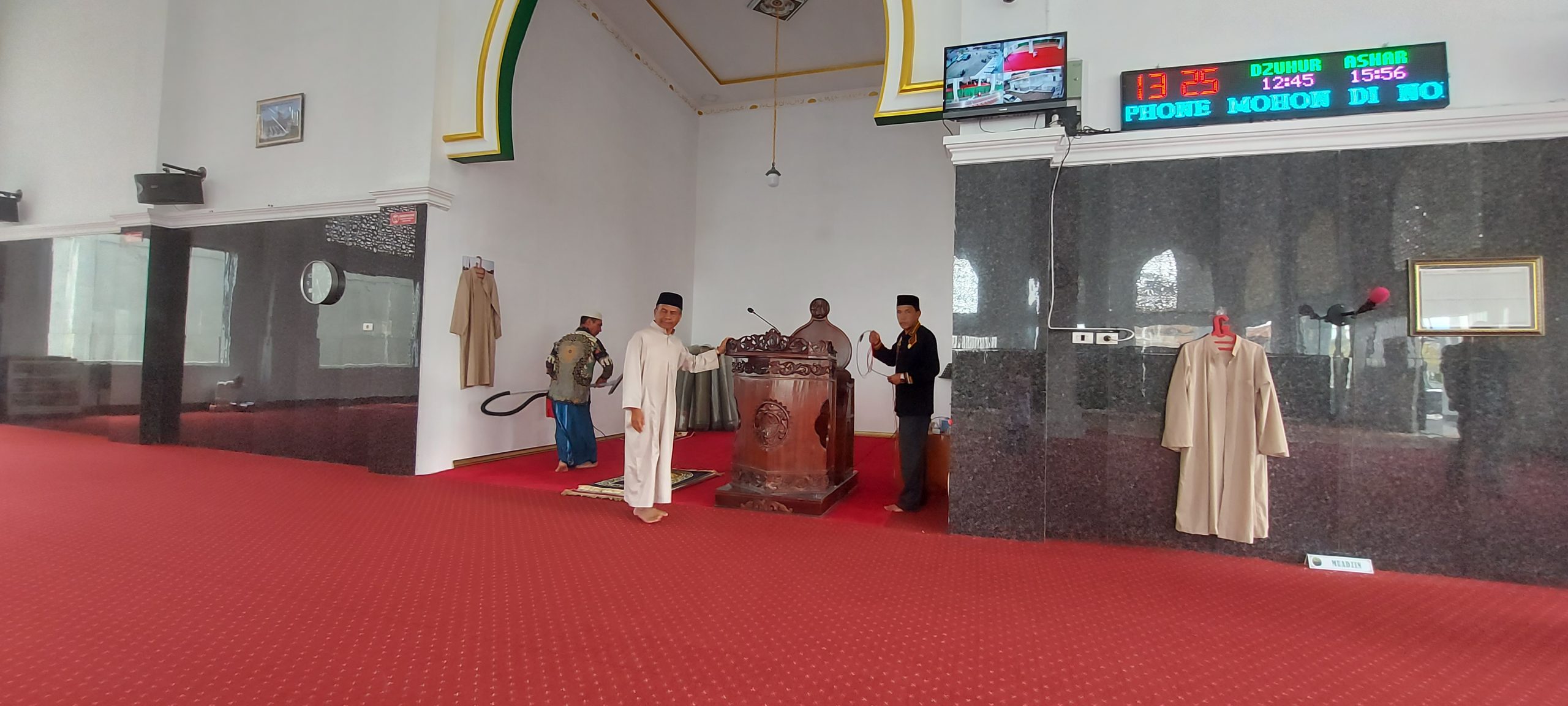 Gubernur Aceh Muzakir Manaf Akan Sholat Isya dan Tarawih di Masjid Jami’ Sabililah