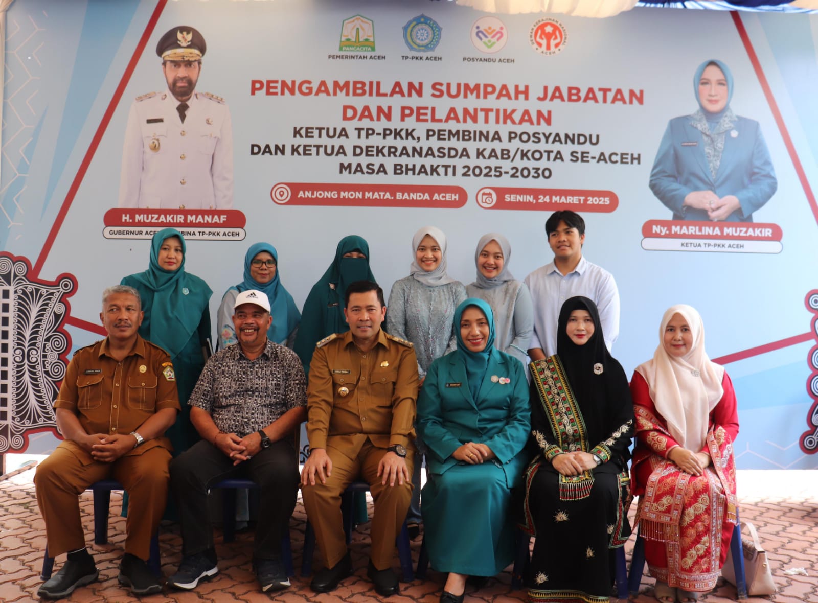 Ny. Risnawati Haili Yoga Resmi Dilantik sebagai Ketua TP PPK Aceh Tengah