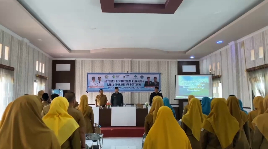 Dinkes Takengon Rapatkan Posyandu Selaraskan Program