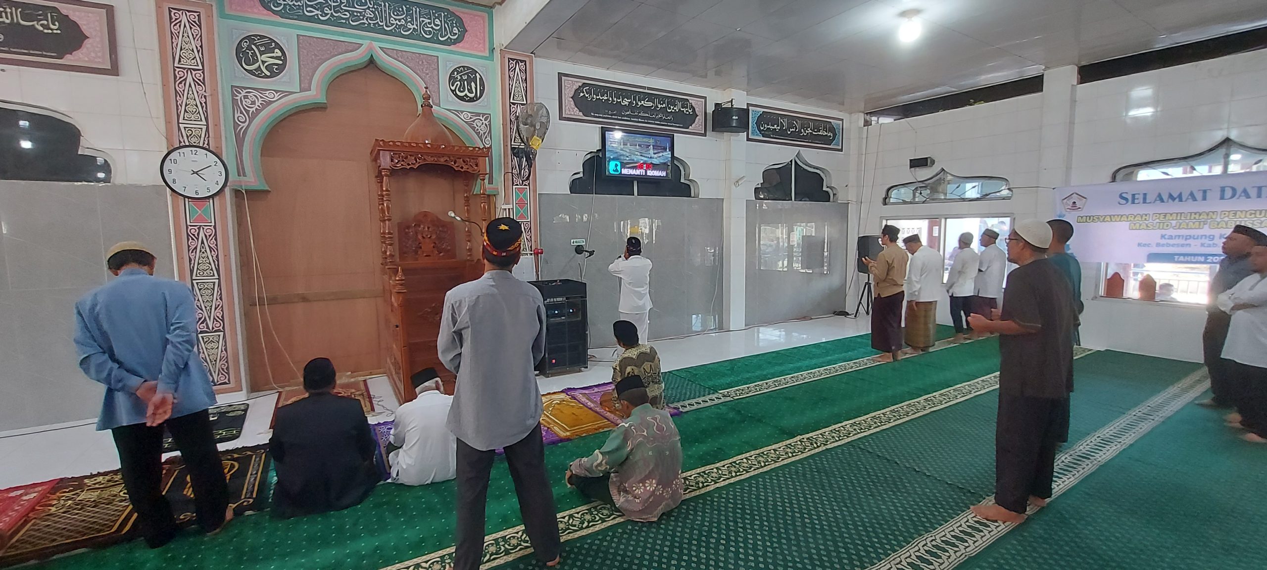 Musyawarah Dewan Kemakmuran Masjid Babussalam Kemili, Alamsyuhada Terpilih