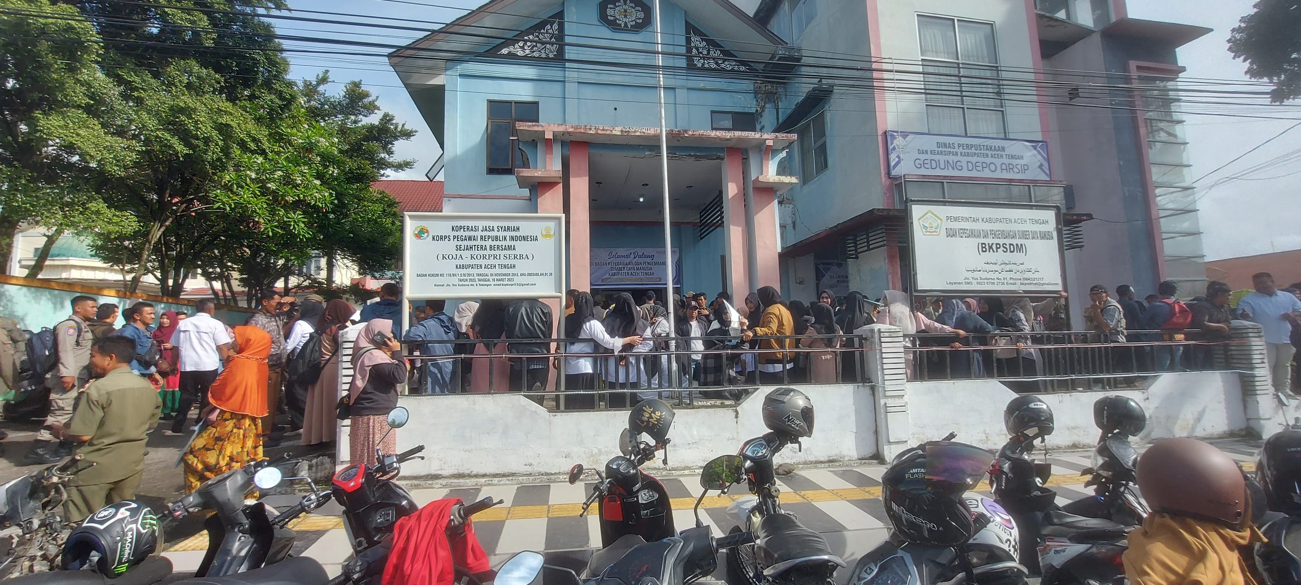 Tenaga Kerja Paruh Waktu Teken SK Pertahun di BKSDM Takengon