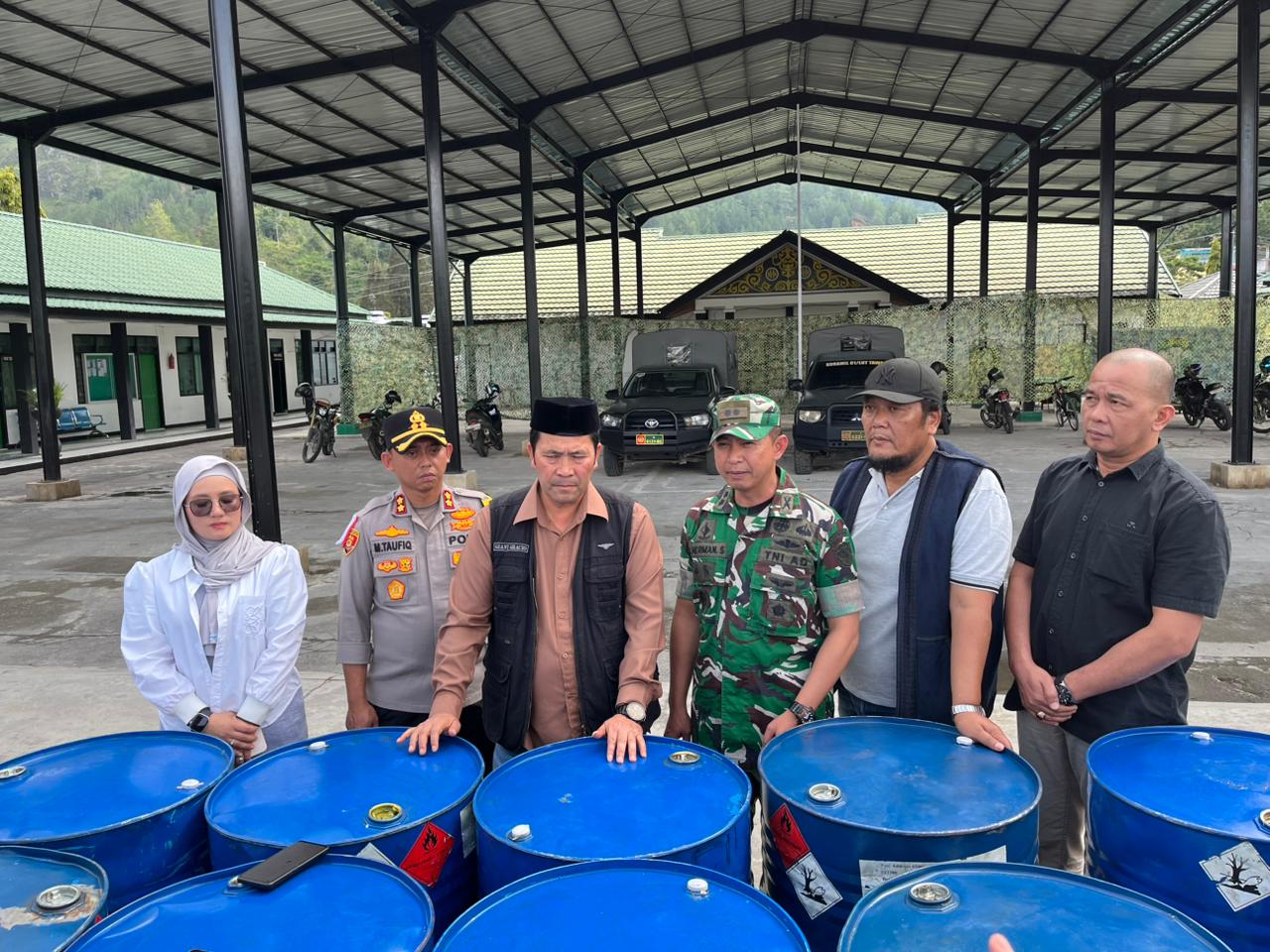 Presiden Prabowo Kirim 10 Drum  Untuk Penanganan Bencana Takengon
