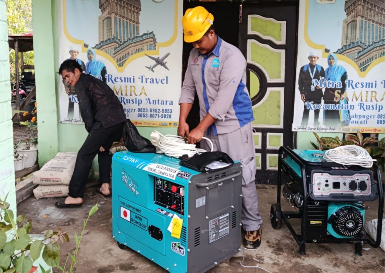 Tembus Medan Longsor, PLN dan Pemkab Aceh Tengah Hadirkan Terang Lewat Genset Darurat