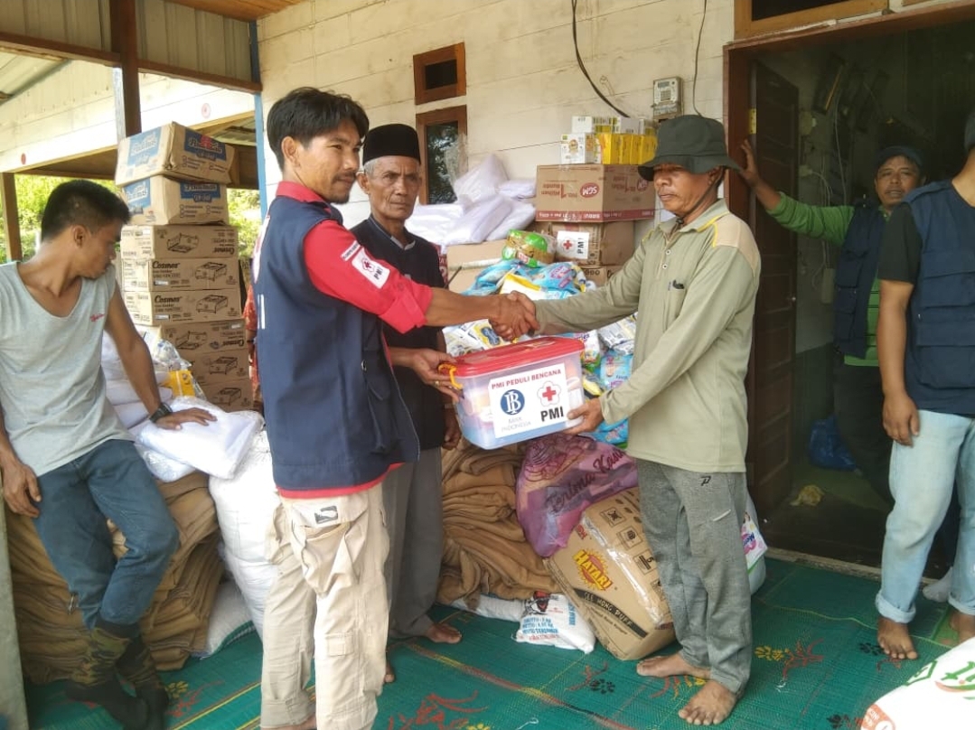 Relawan PMI Aceh Tengah Akan Dampingi Pemerintah Hingga Tahapan Rehap Rekon Selesai