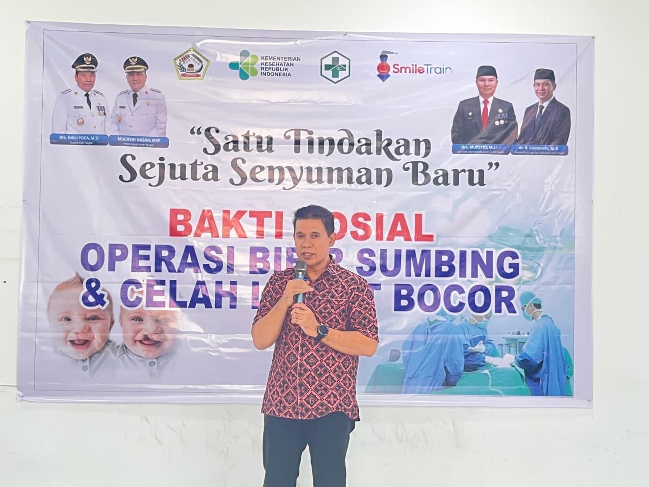 Rumah Sakit Umum Datu Beru Takengon Adakan Operasi Bibir Sumbing