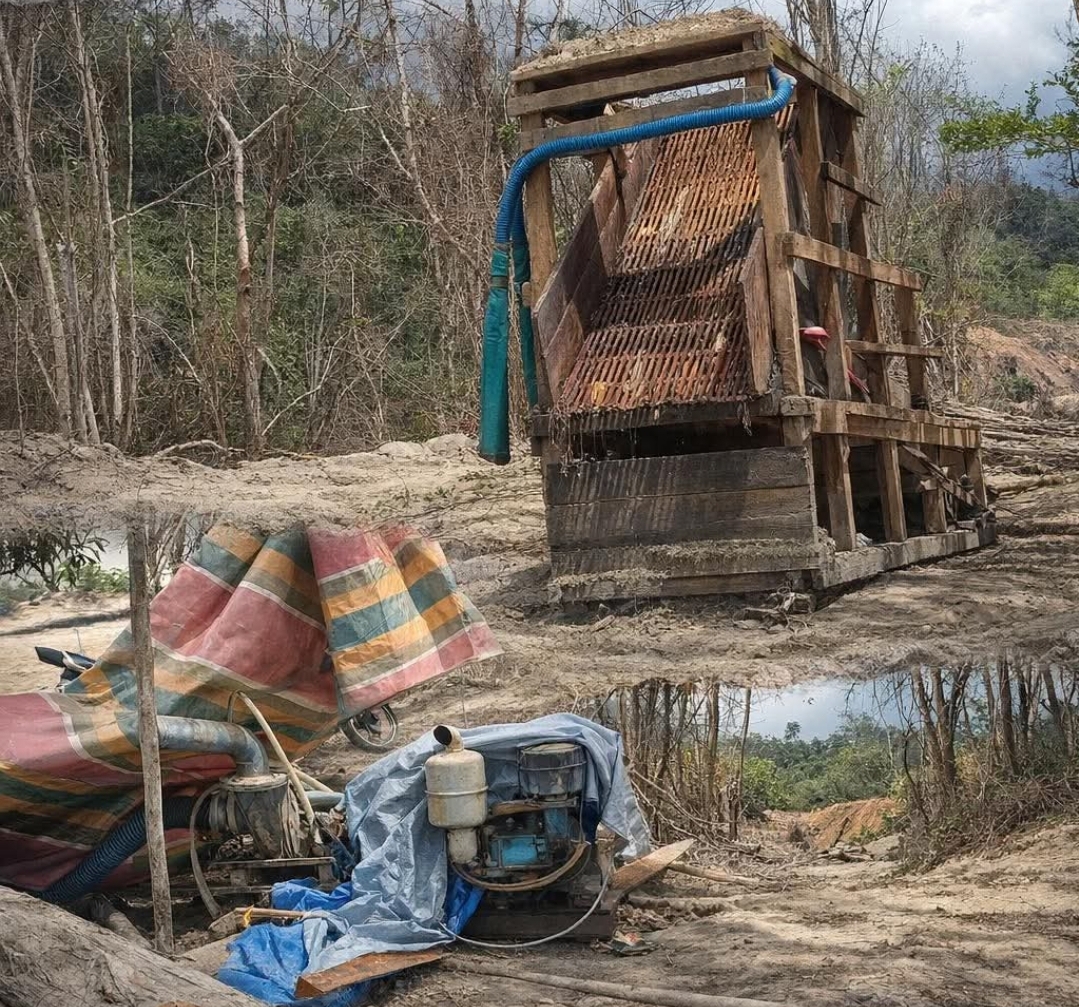 Warga Masih Hidup Dibawah Tenda, Alat Pertambangan Emas Ileggal Hadir di Linge
