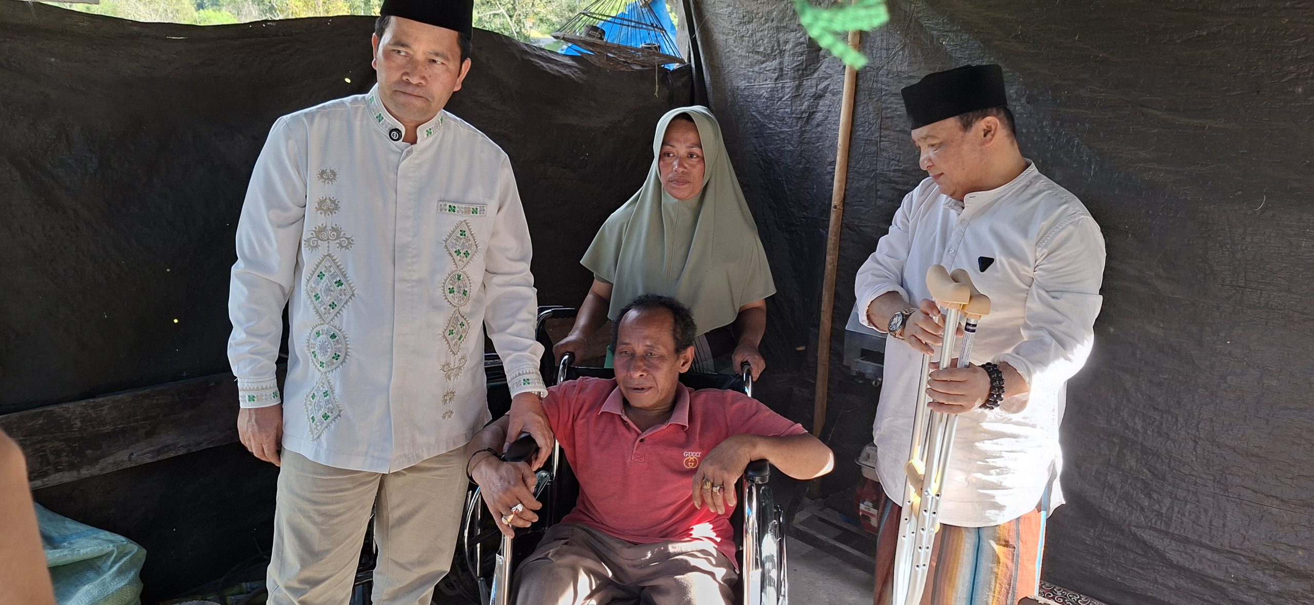 Rumah Tenda Biru Lusuh Milik Alisyah Di Lenga Di “Sulap” Bupati Haili Yoga, Alisyah Tak Henti Ucapkan Terimakasih