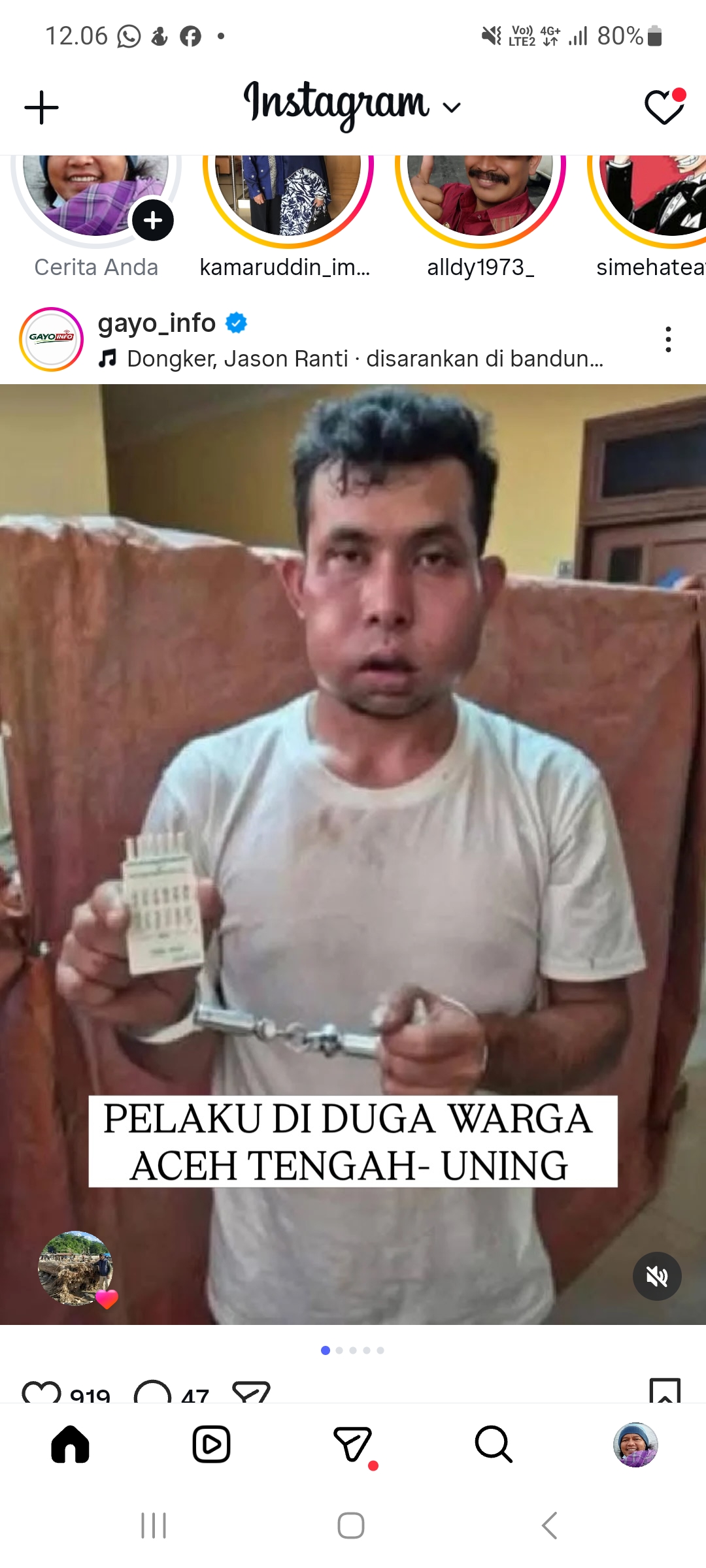 Mantan Menantu Korban Pembunuhan Di Pekanbaru Ditangkap Sedang Istirahat di Gubuk Desa Kung Pegasing