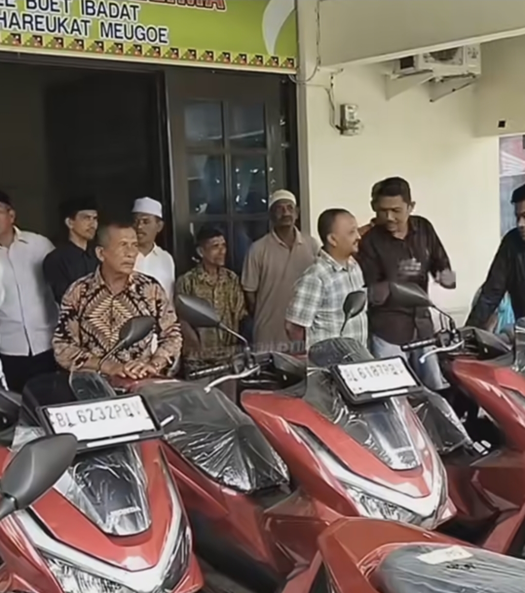 Geucik Di Pidie Borong 730 Sepeda Motor Dari Anggaran Pendapatan Belanja Gampong