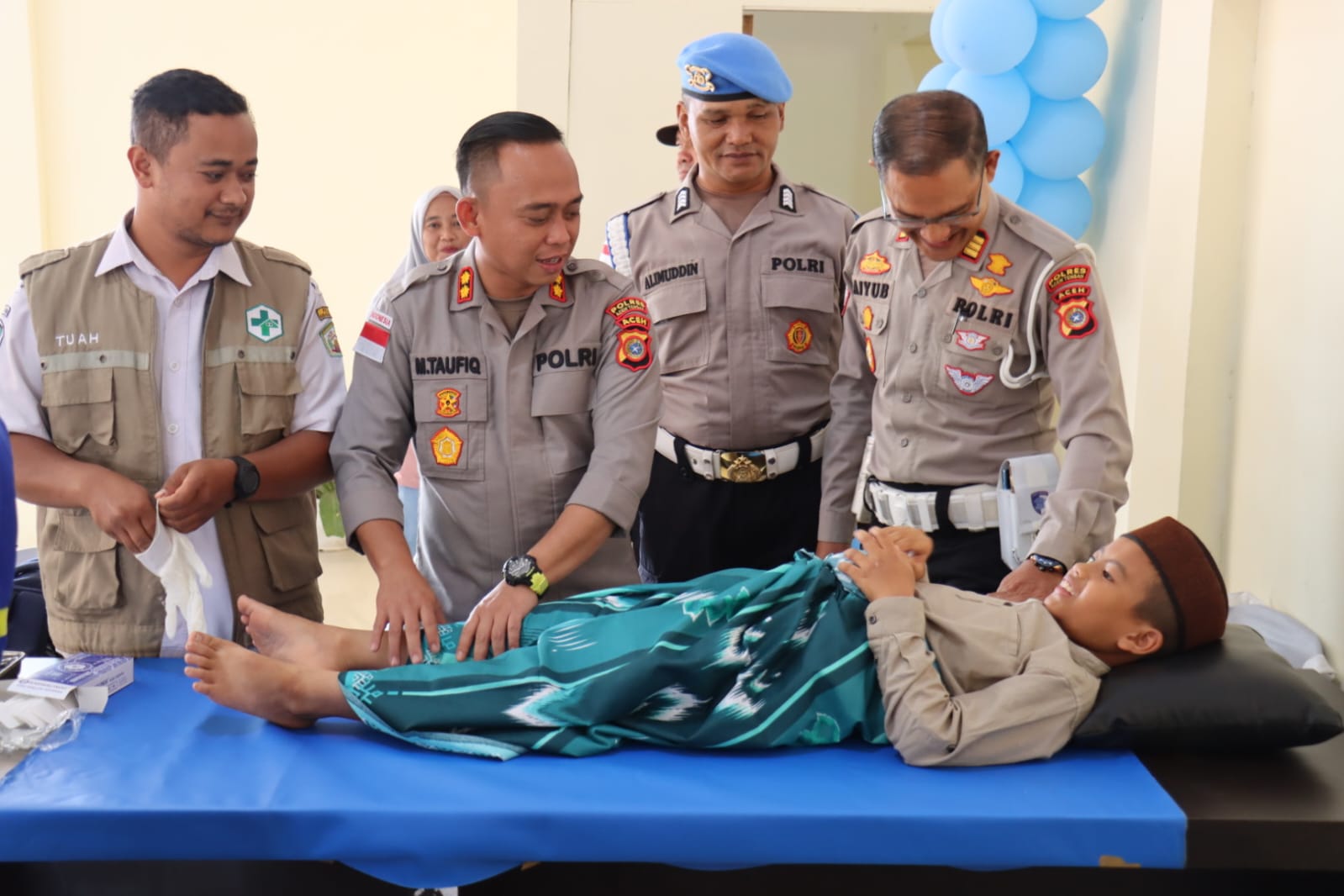 Polres Aceh Tengah Adakan Khitanan Massal Dalam Rangka HUT Bhayangkara Ke-80, AKBP Muhammad Taufiq: Ini Bentuk Kebersamaan Membantu Masyarakat