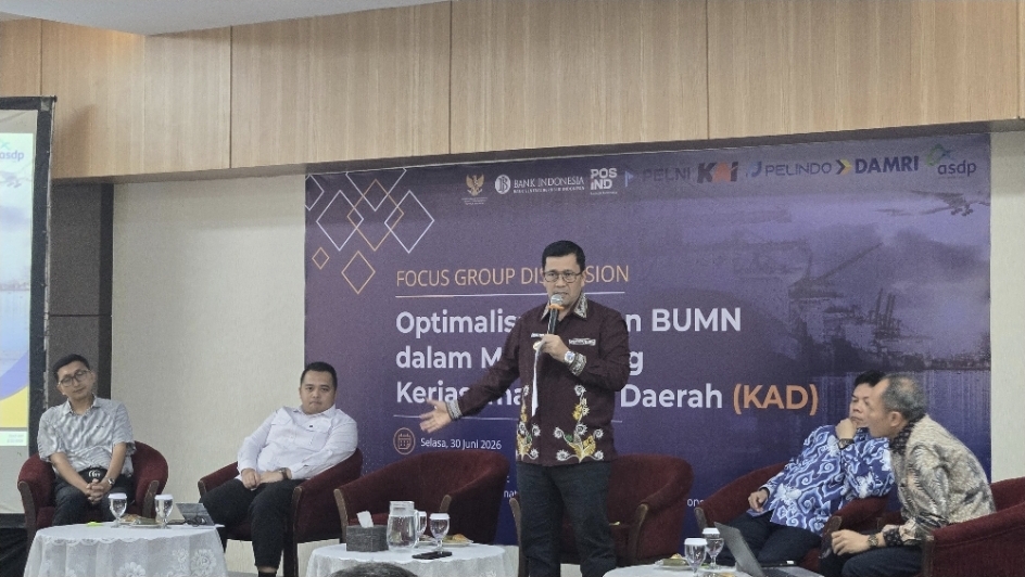 Bupati Haili Yoga Jadi Satu-satunya Kepala Daerah Menjadi Narasumber Nasional Forum Optimalisasi Peran BUMN Mendukung KAD