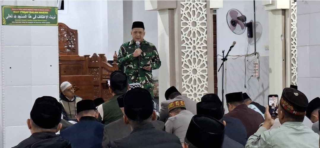 Dandim 0106 Aceh Tengah Letkol Czi Rudy Haryanto Ajak Semua Elemen Saling Menguatkan (Bangkit) Pasca Bencana Hidrometroelogi