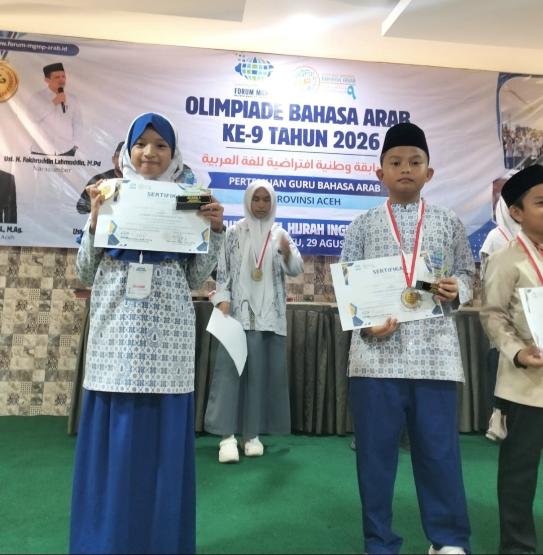 Berhasil di Ajang Olimpiade Bahasa Arab Tiga Pelajar Aceh Tengah Akan Bertarung di Tingkat Nasional