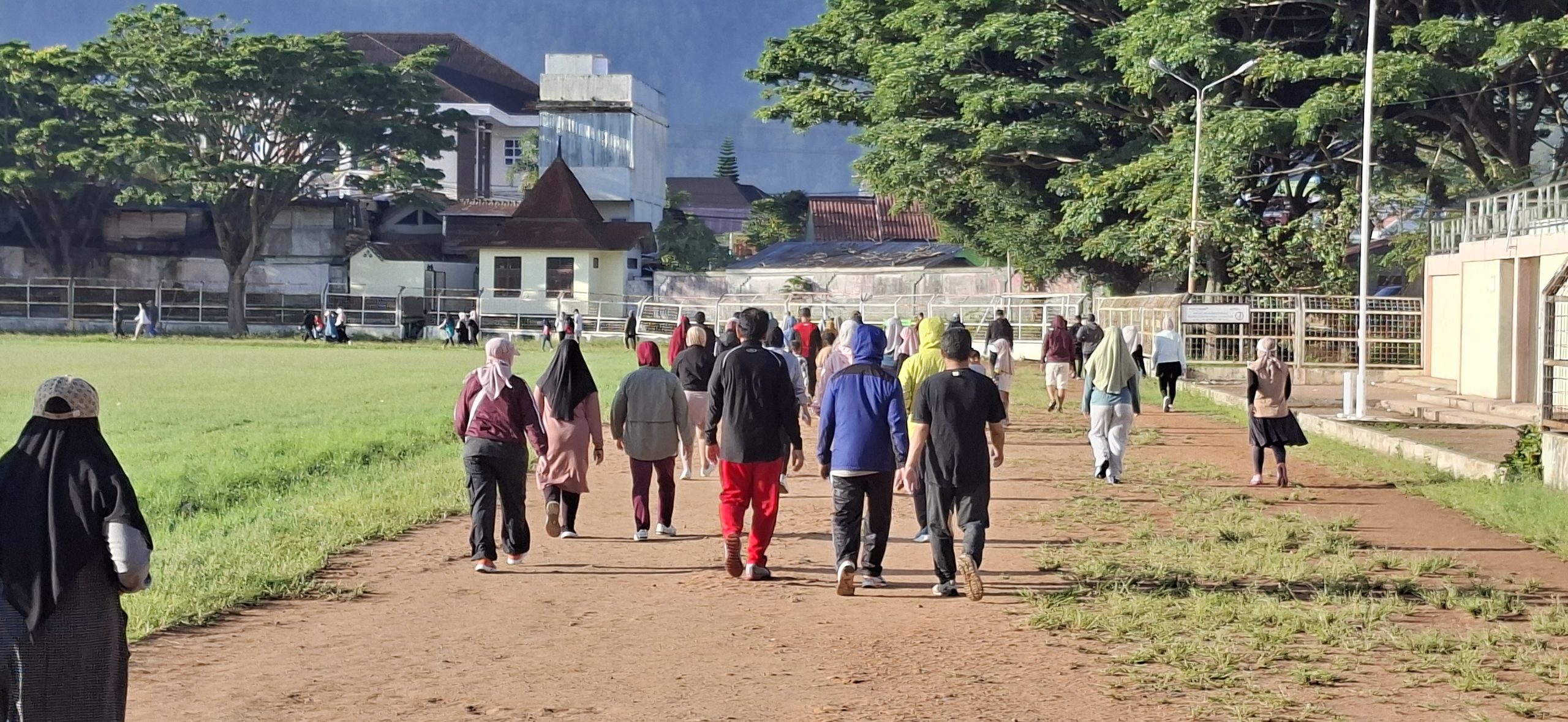 Sabtu-Minggu Musara Alun Takengon Ramai, 700-an Warga Joging dan Kulineran