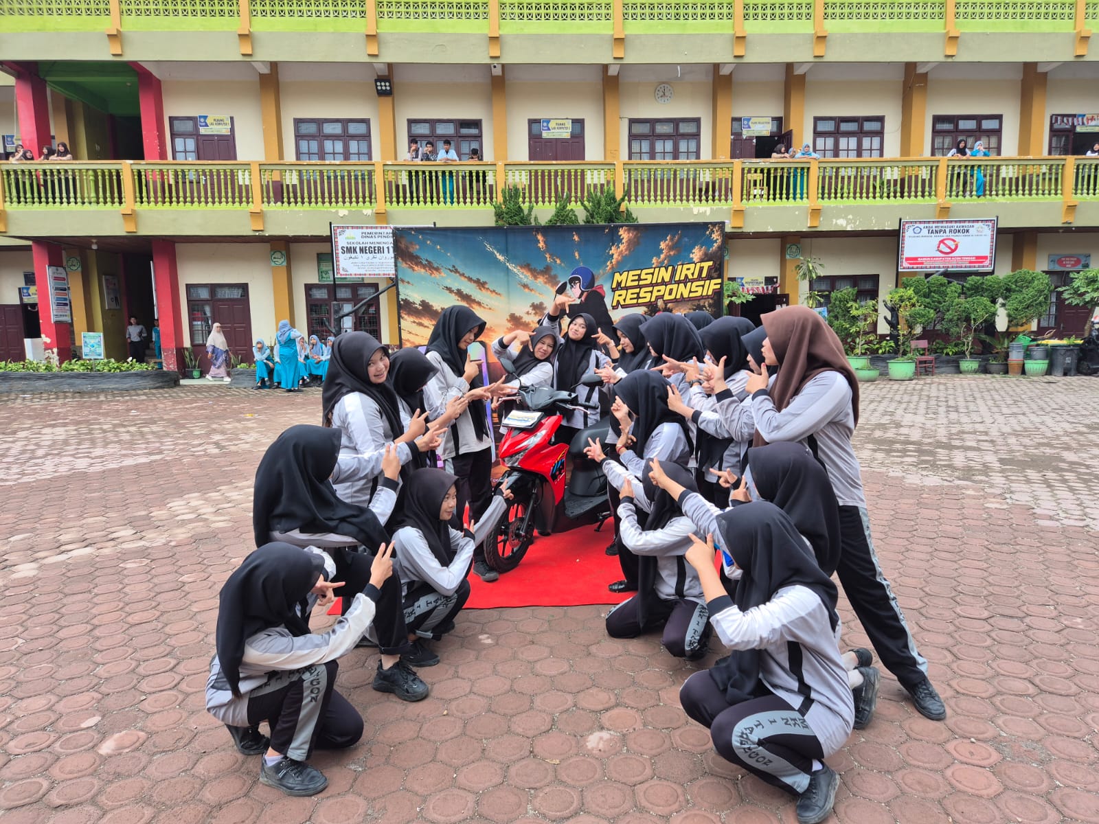 Honda Takengon Hadirkan Ruang Kreativitas Pelajar, Kenalkan New Honda BeAT Terbaru