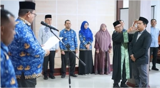IAIN Takengon Lantik Pejabat Struktural dan Fungsional, Rektor Tekankan Peningkatan Kinerja