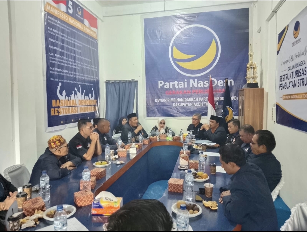 DPW NasDem Aceh Konsolidasi ke Aceh Tengah, Fokus Penguatan Struktur